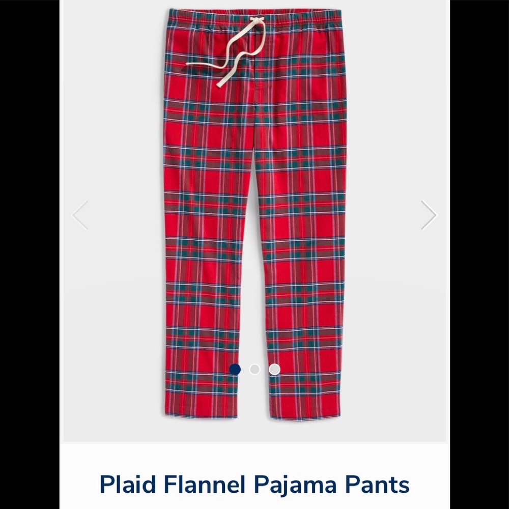 Vineyard Vines Plaid Flannell Pants NWT